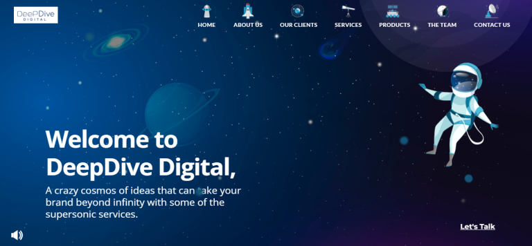 Deep Dive Digital Website: Performance & UX Case Study